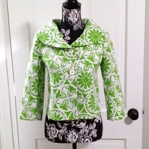 💚VTG/RARE Lilly Pulitzer💚 - Jacquard Medallion Blazer